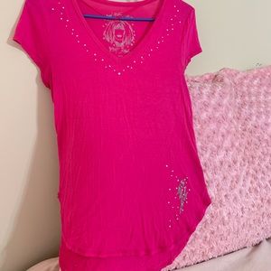 Hot pink Betsy Johnson shirt